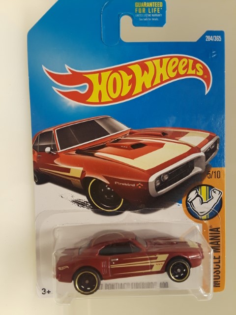 Hot Wheels 67 Pontiac Firebird 400 Muscle Mania 5/10 284/365